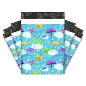 10x13 Umbrellas Designer Poly Mailers Shipping Envelopes Premium Printed Bags