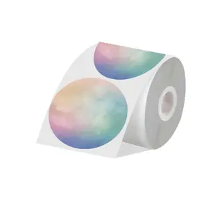 Round Colorful Label Sticker, Self Adhesive Label Sticker, Multipurpose Label Sticker for DIY Label Design, Jar Label