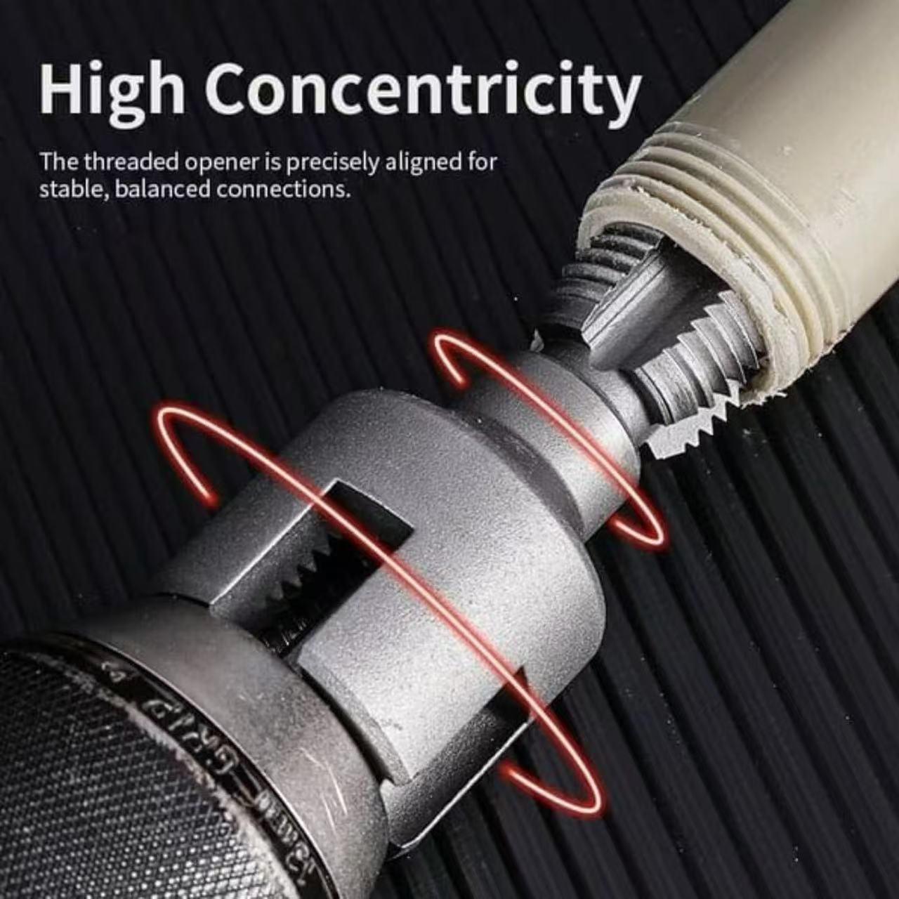 SOPAMI Pipe Threading Tool Dual Size Pipe Tap Tool for Metal Pipe Repair and Installation Durable Hand Threader