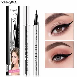【YANQINA】Long-lasting eyeliner -lightweight, waterproof,vegan,cruelty-free,24-hour smooth application,ultra- creamy and silky smooth texture.