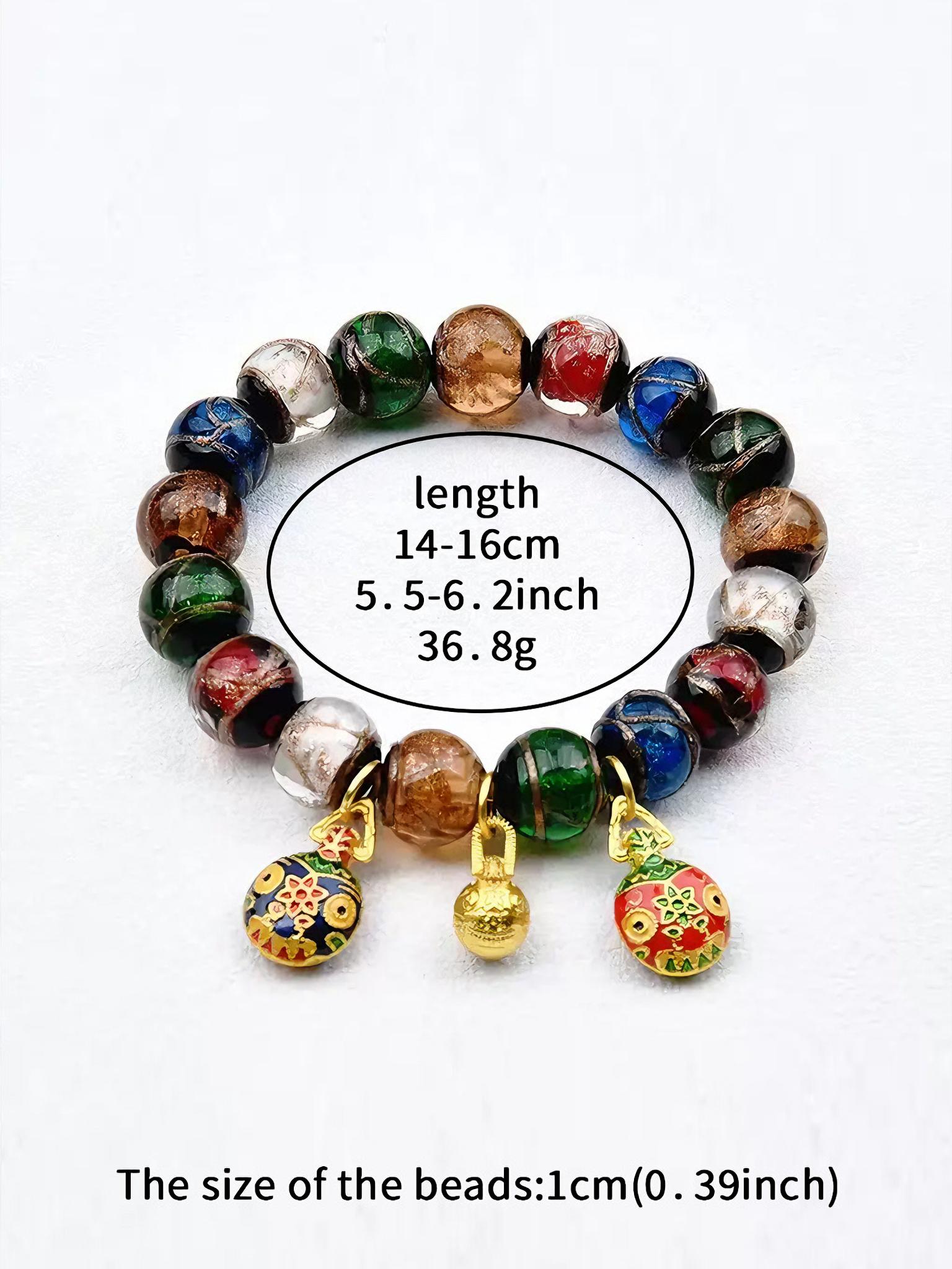 GEMRICH Temple sacred incense ash bracelet, Chinese feng shui beaded bracelet, Five Elements bracelet, wealth-attracting charm bracelet GEMRICH Temple sacred incense ash bracelet, Chinese feng shui beaded bracelet, Five Elements bracelet, wealth-attracting charm bracelet