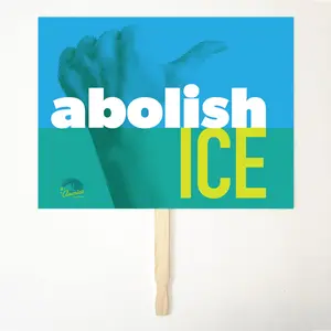 ABOLISH ICE 24" x 18" Protest Sign Poster