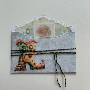 Handmade gift card holder