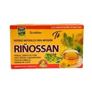 PLANTIMEX RINOSSAN Herbal Tea 20 Bags - 30G Total - Natural Infusion Tea Beverage