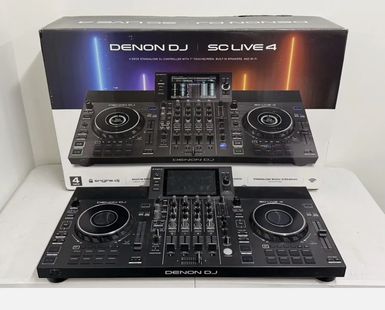 Brand new Denon DJ SC Live 4 Standalone Black DJ Controller