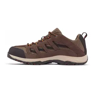 Columbia Crestwood Men’s Waterproof Hiking Shoes - Durable Outdoor Trail Sneakers with Omni-Grip for All-Terrain Support