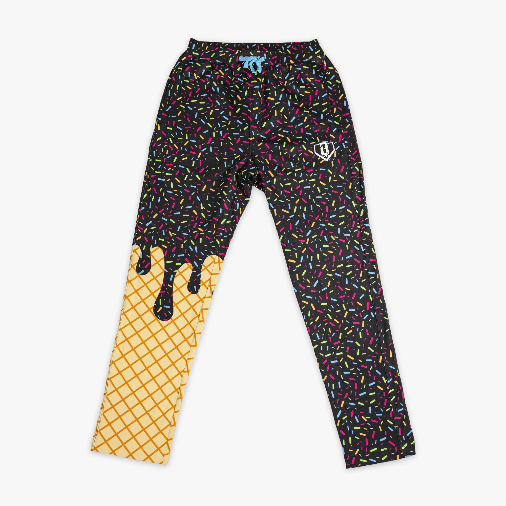 Baseball Lifestyle 101 Ice Cream Pajama Pants for Junior & Adults, BL101 Baseball Lounge Pants