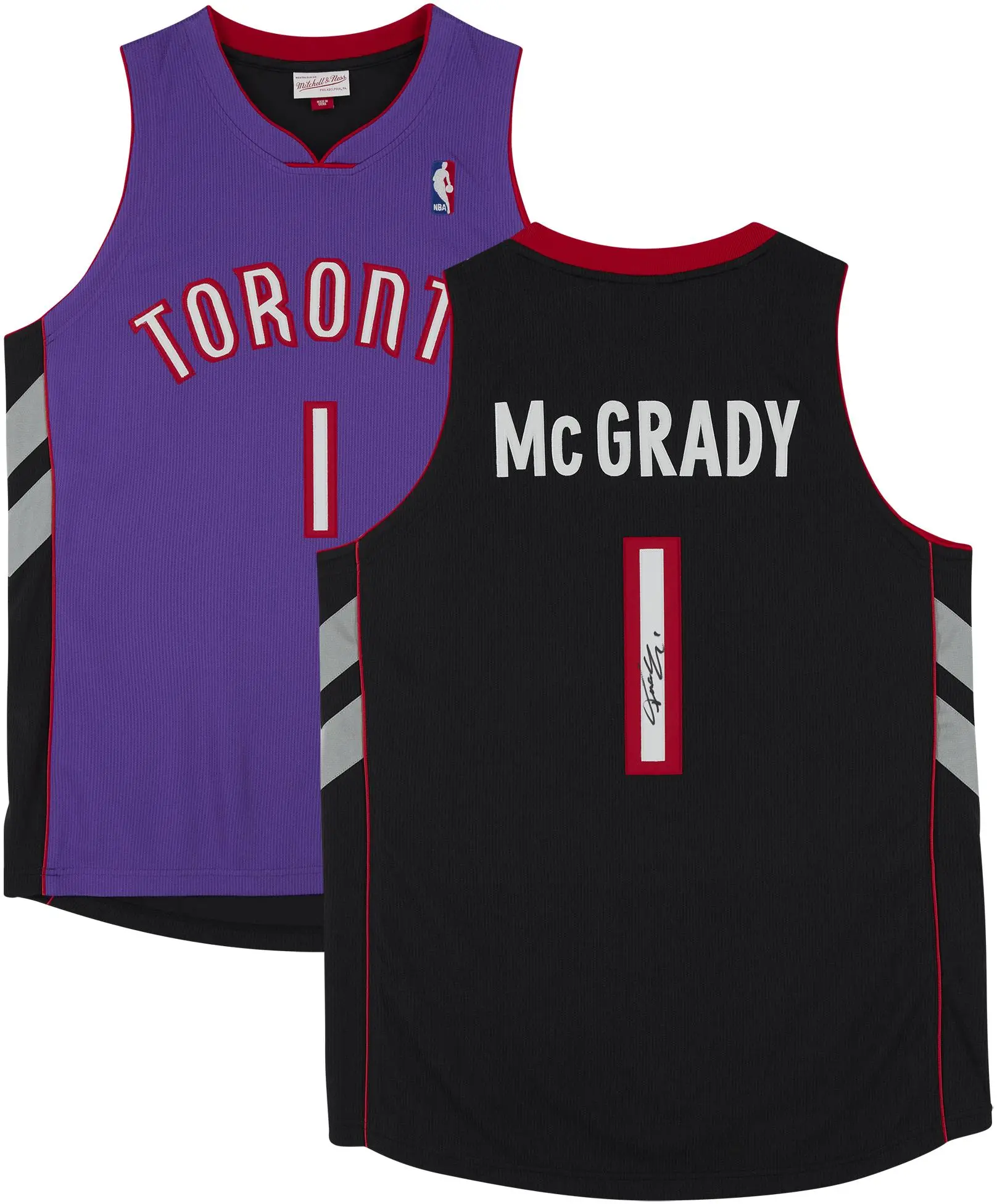 Tracy McGrady Toronto Raptors Autographed 1999 Purple Mitchell & Ness Authentic Jersey - Fanatics Authentic Certified