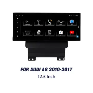 Audi A8 2010-2017 - 12.3" 2400x900 Resolution 8G/128GB Qualcomm 4985, 8-Core Cortex-A73 2.0GHz Ultraslim 7.5mm Bezel.