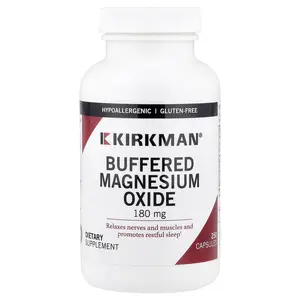 Kirkman Labs Buffered Magnesium Oxide, 250 Capsules