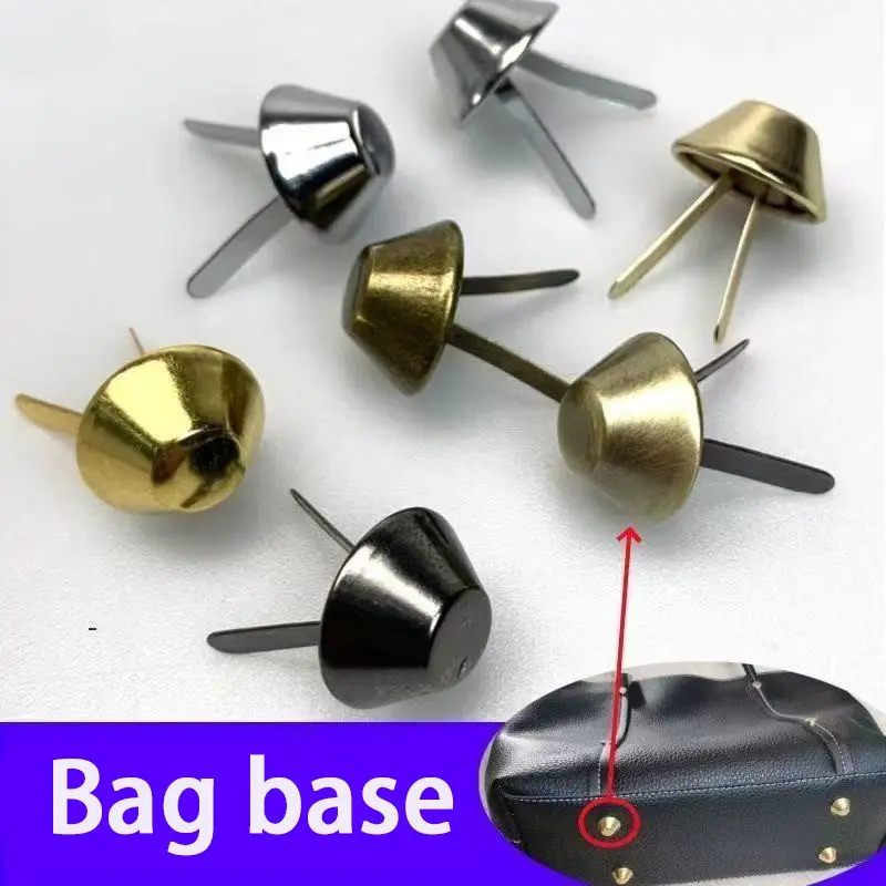 Bag Bottom Rivets, DIY Craft Supplies, Textile Rivet Cones, Leather Bucket Mushroom Rivets, Handmade Bag Base Accessories