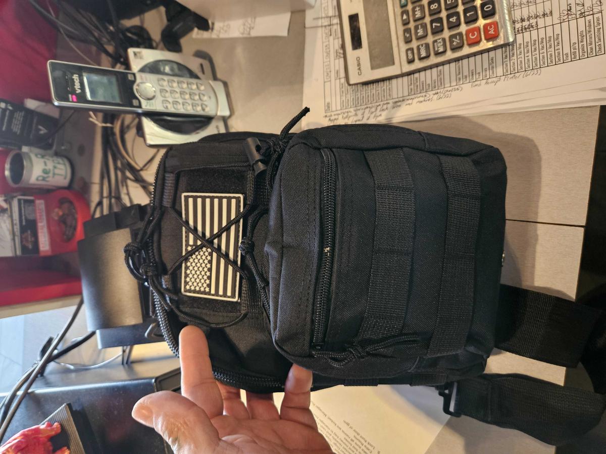 Item: Black [With USA Flag Patch]