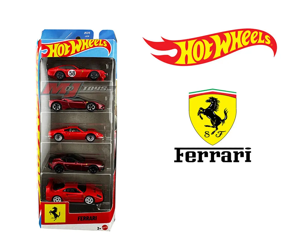 Hot Wheels 1:64 Basic 5 Pack Set 2026 Ferrari