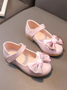 New Girl's Leather Shoes, Performance Princess Shoes, Cute Soft Sole Single Shoe, Baby Princess Shoes, Bow Tie Flat Shoes, Girly, Mary Jane Flats