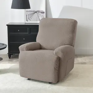 1 Set Stretchable Jacquard Sofa Covers Recliner Sofa Slipcovers Elastic Machine Washable Sofa Covers for Living Room & Office Decor Stretch Couch Cover