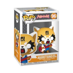 Funko Pop! Aggretsuko - Aggretsuko with Guitar #96 Collectible Pop Vinyl Figure