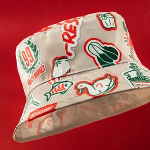 99Ranch OG Icons Reversible Bucket Hat Iconic Snacks Vintage Twist