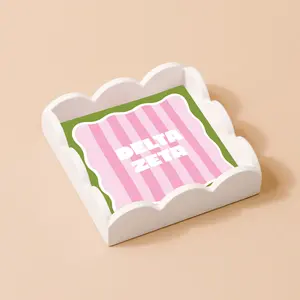 Delta Zeta Scallop Trinket Tray