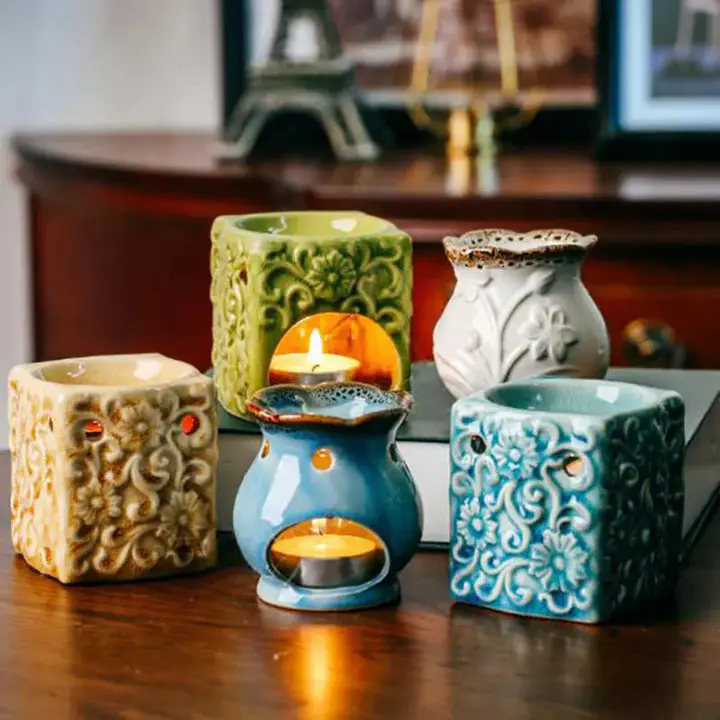 Ceramic Vintage Glaze Aromatherapy Burner