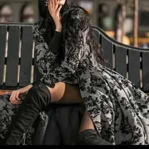 Black & Gray Coat Size XL Jackets