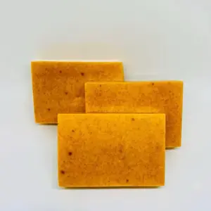 Lemon Turmeric & Kojic Acid Brighetening Soap - 100g - 100ml - Alcohol Free - Exfoliating - Brightening - Suitable for All Skin Tones