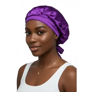 Adjustable 100% Mulberry Silk Bonnet