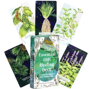 Essential Oil Oracle Card Game, 1 Box English Card Game, Fun Card Game for Party, Family, Friends, Birthday Gift, Card Deck