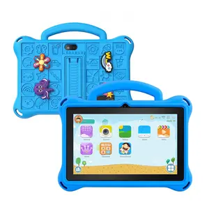 7 Inch Kids Tablet PC Android 13.0 4GB 64GB, Dual Camera 2mp+5mp, WiFi Bluetooth-compatible, Shockproof Case, Parental Control, Ideal Gift