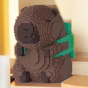 Cute Otter Set, Construction Kit, Building Block Model, DIY Animal Decoration, Ideal Gift for Youth and Adults, Perfect Birthday/xmas Present