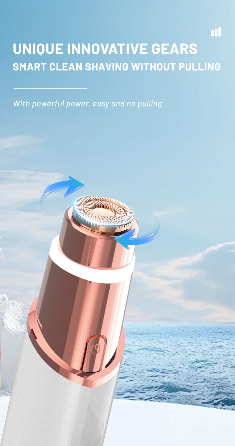 2 in 1 facial & eyebrow hair trimmer,Electric Eyebrow Trimmer, Lip Facial Body Hair Removal Tool, Facial Hair Care Tool, Electric Shaver Women, Eyebrow, Epilator Hair Remover#TikTokShopBacktoSchool
