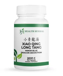 Minor Blue Dragon Respiratory Decoction 100 Capsules 5:1 Herbal Extract for Chest Congestion & Clear Breathing