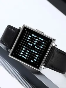 Momento High-Aesthetic Luxury Fashion Men's Watch, Night-Luminous Waterproof Multifunctional Electronic Watch, Creative Tech Business Style