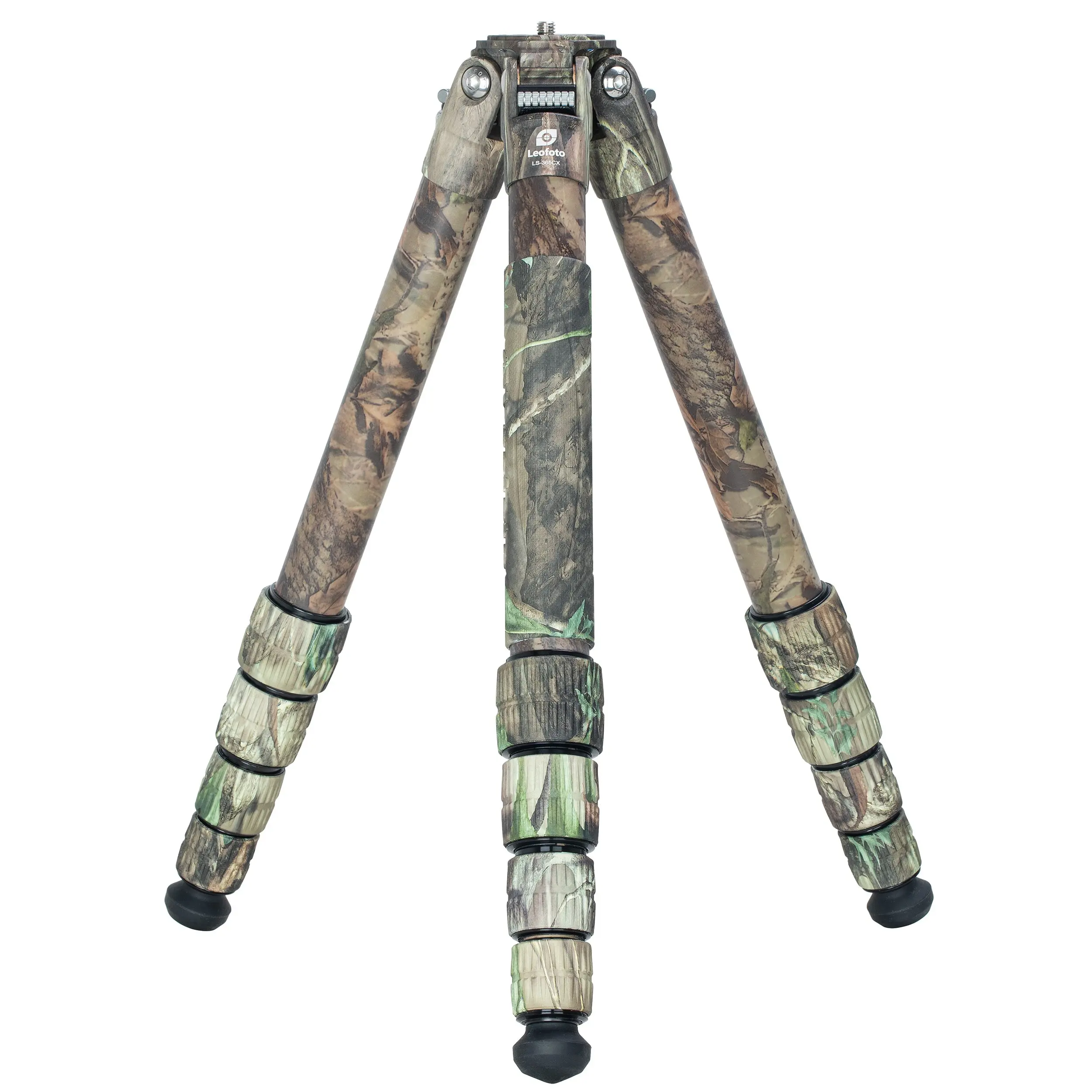 Camo Wildlife Camera Tripod - Leofoto LS-365C X Version Ranger Series Tripod (Full Camo) Carbon Fiber