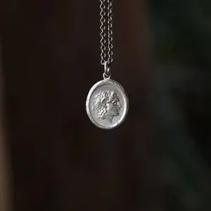 Alexander the Great Silver Pendant