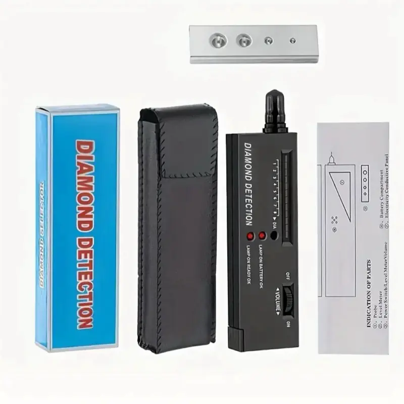 Portable Diamond Tester Selector Illuminated Jewelry Gemstone Testing Tool Kit
