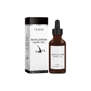 OUHOE Marjoram Dense Hair Oil  Hydrating & Moisturizing Repair Dry & Frizzy Hair Hair Smoothing Hair Thickness Dense Hair Oil Haircare Rosemary