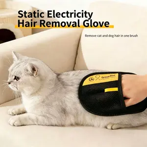 Buy two get one free（3pcs)Upgrade Pet Hair Remover   electrostatic  Gloves, Reusable Pet Hair Removal Glove for  & Dogs, Premium  & Dog Hair Remover Mitt for Couch Furniture Carpet Car Seat
