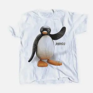 Vintage 1994 'pingu' White T-Shirt Unisex Shirt Funny Shirt Graphic Unisex Tee All Color All Size Go-To Tee For Everyone Lightweight Everyday