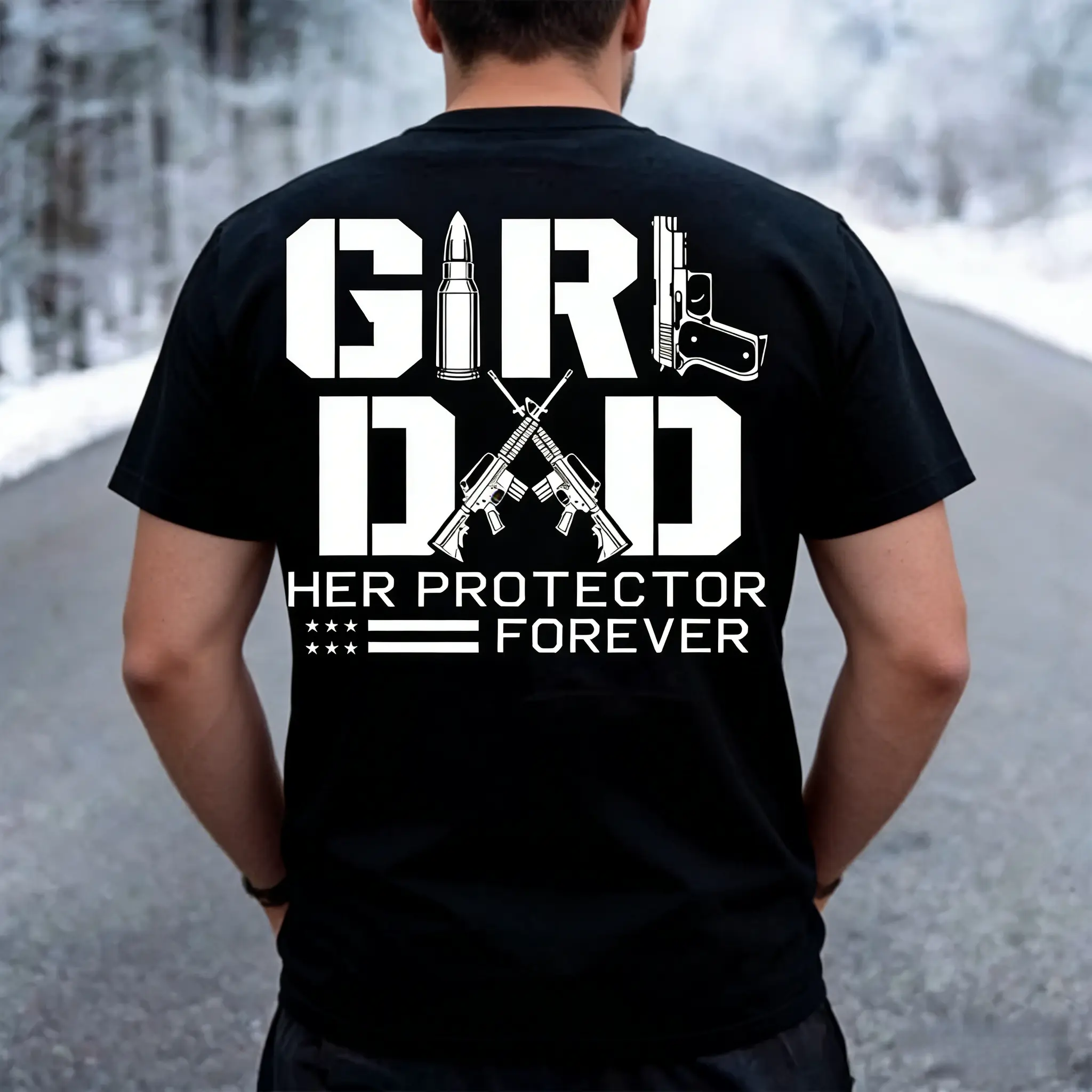 Girl Dad SHIRT, Gift for Dad, Women's Trendy Family Graphic Tee, Casual Streetwear Short Sleeve Cotton Top,fathersdaygift,funny shirts men
