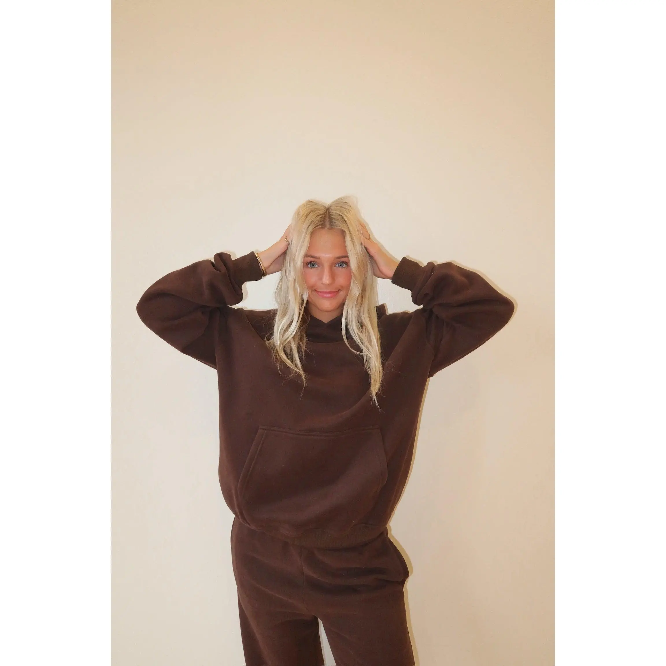 Espresso Staple Oversized Hoodie