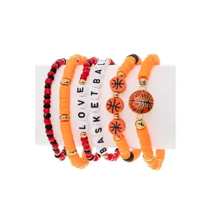 Love Basketball Bracelet Set