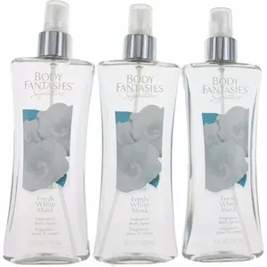 212 MAIN Women's Fresh White Musk Floral Scent Body Spray, 8 oz Bottles Fragrance Spray - Pack of 3