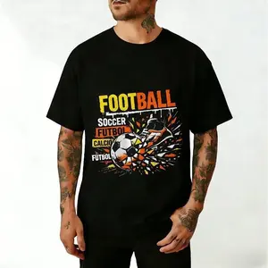 Distressed Football Graphic Tee, Comfort Colors Soccer Shirt, Futbol Shirt, Calcio T-shirt, Soccer Player Gift, Vintage Soccer Tee