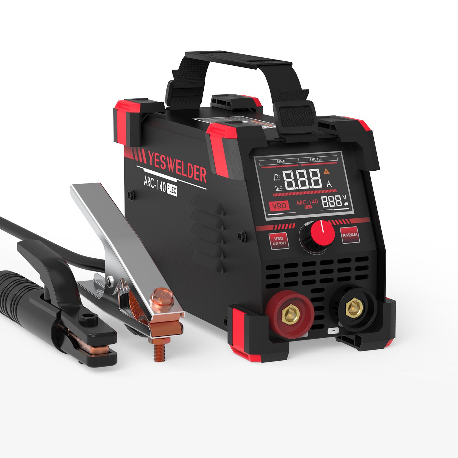 140A Portable Stick Welder – Compact 110V ARC Welding Machine with Large LED Screen | Easy Setup for DIY Welding, Farm Fixes & Automotive Repairs at Home