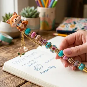 *LIVE CLAIM * Rare/Accessory Beaded Pen