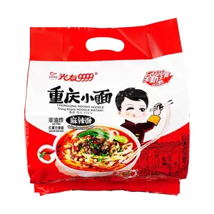 GUANGYOU Chongqing Noodles Spicy Mala Noodles Instant Noodle Pack 4 Bags 105g Each