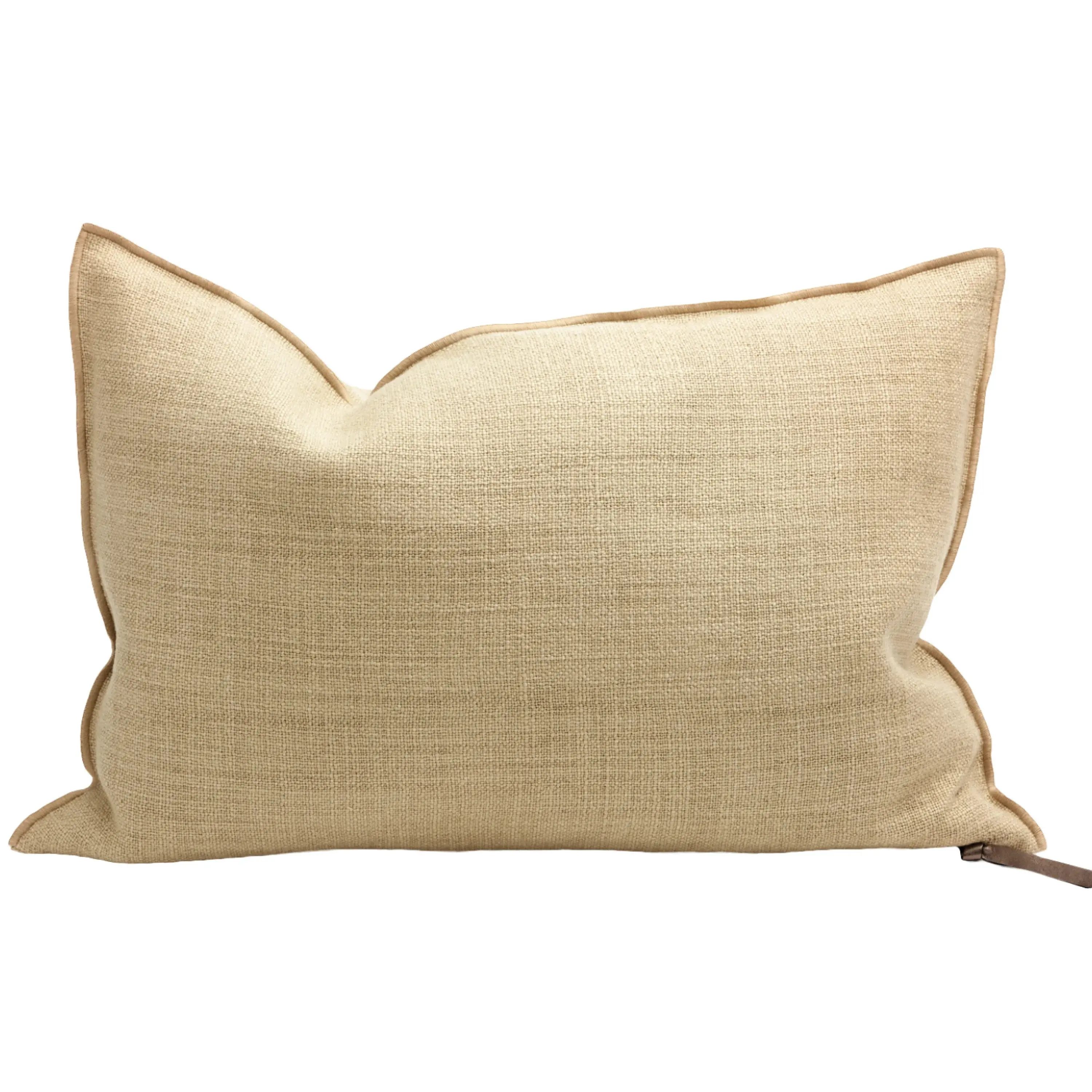 Vintage Canvas Linen Miel Pillow 16x24, from Maison de Vacances