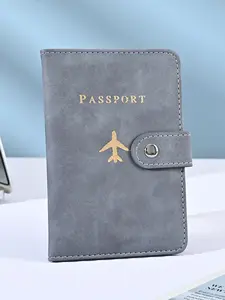 2026 New Passport Holder Portable Document Organizer PU Material Travel Passport Bag Multi-Function Passport Protector Card Folder Passport Wallet Passport Cover
