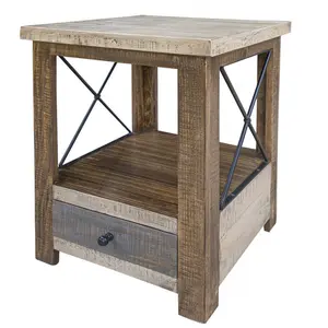 Logan Square 1 Drawer End Table