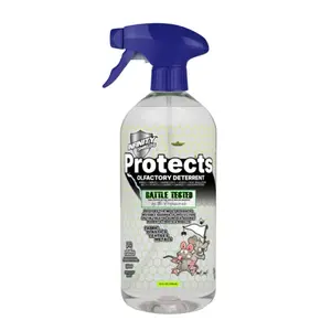 Infinity Shields Protects Rodent Olfactory Deterrent Prevents Rats from Chewing and Drives Pests Away Peppermint (32oz Trigger ) Eco-Friendly & Safe